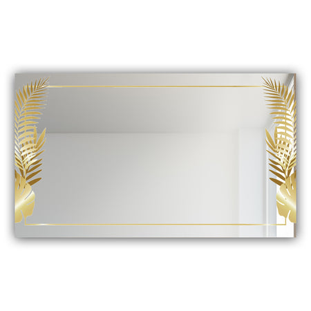 Capital Gold Botanical Bliss 17 - Glam Mirror - Modern Vanity Mirror