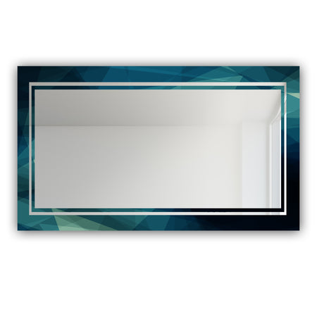Shades Of Blue 3 - Glam Mirror - Modern Vanity Mirror