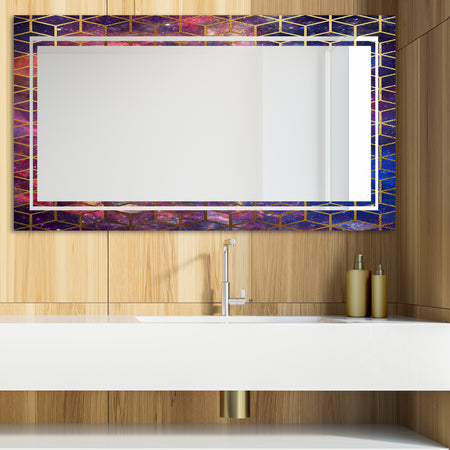 Capital Gold Honeycomb 16 - Glam Mirror - Modern Vanity Mirror