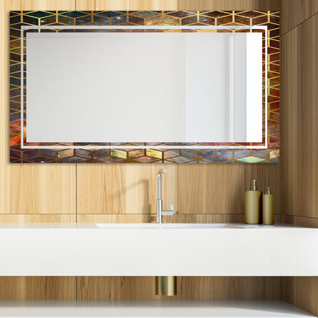 Capital Gold Honeycomb 17 - Glam Mirror - Modern Vanity Mirror