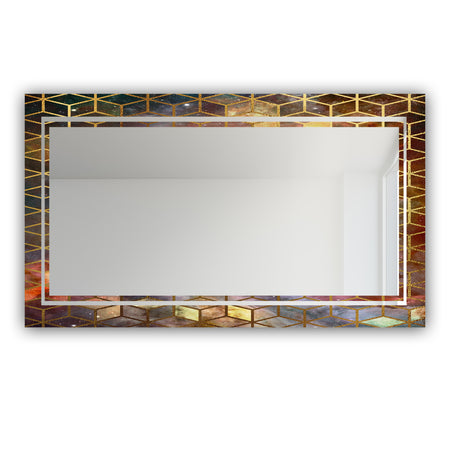 Capital Gold Honeycomb 17 - Glam Mirror - Modern Vanity Mirror