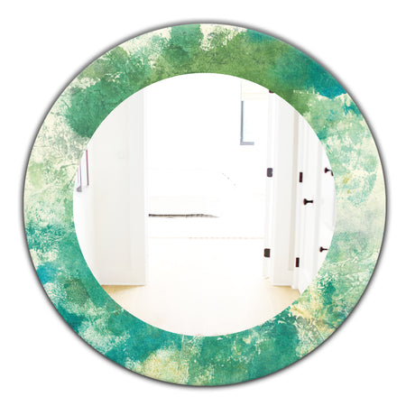 Watercolor Rock II - Modern Mirror