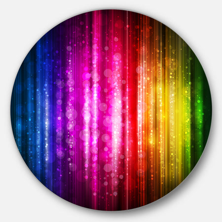 Glowing Background - Abstract Glossy Metal Wall Art
