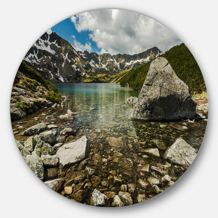 Pond in Five Lakes Valley - Landscape Round Wall Art