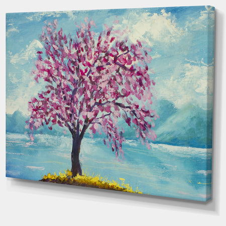 Blooming Sakura Flowers - Floral Canvas Art Print
