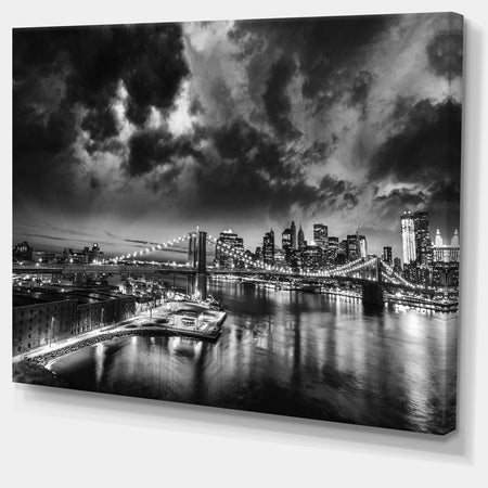 Amazing Night in New York City - Cityscape Canvas print