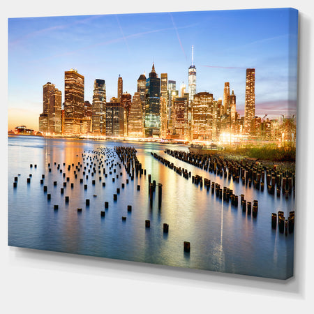 New York Skyline with Skyscrapers - Cityscape Canvas print