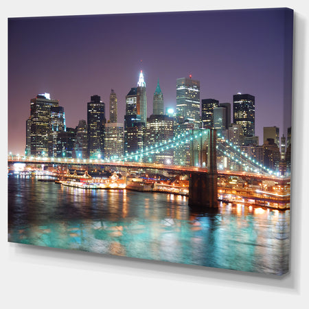 New York City Manhattan Skyscrapers - Cityscape Canvas print