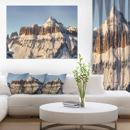 Overcast Sky over Italian Alps - Landscape Print Wall Artwork
