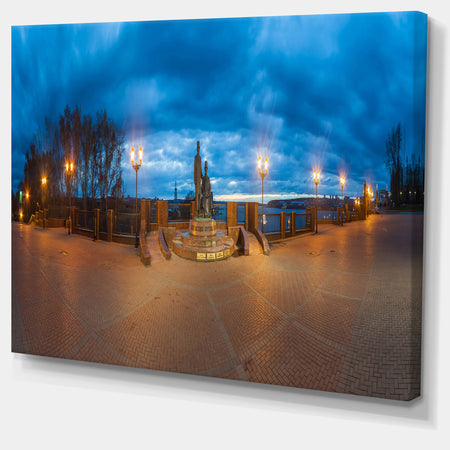 Monument to Armories Panorama - Landscape Print Wall Artwork