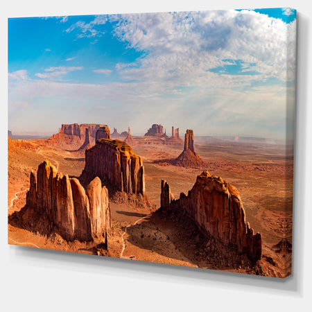 Monument Valley Aerial Sky View - Landscape Print Wall Artwork