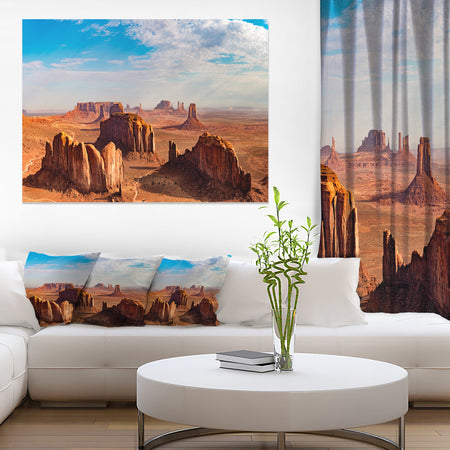 Monument Valley Aerial Sky View - Landscape Print Wall Artwork