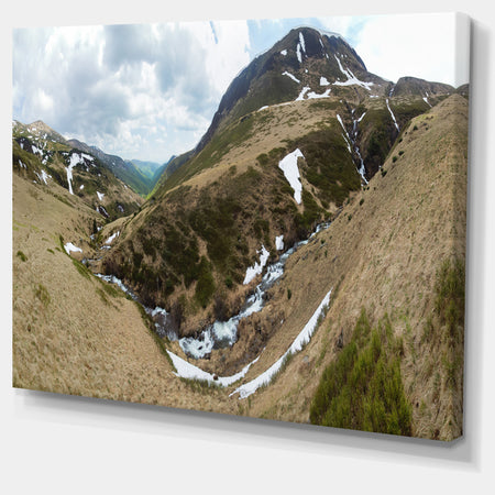 Wild Sprint Mountain Panorama - Landscape Artwork Canvas
