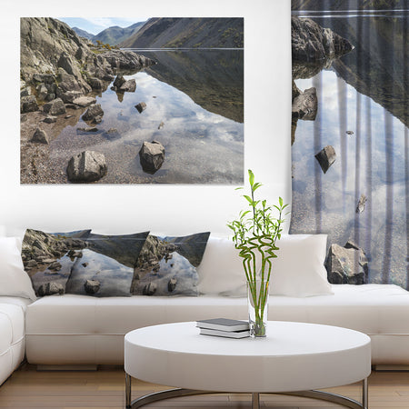 Stunning Wast Water Reflection - Landscape Artwork Canvas