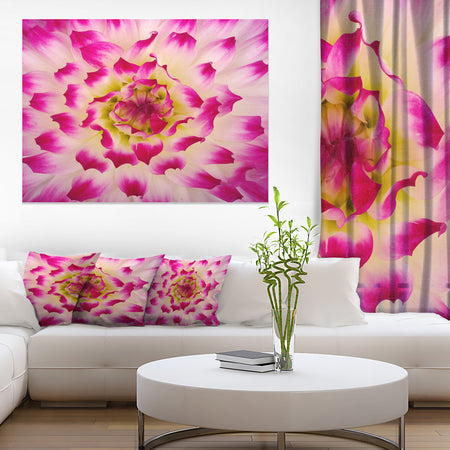 Smooth White Rose Flower Petals - Modern Floral Canvas Wall Art