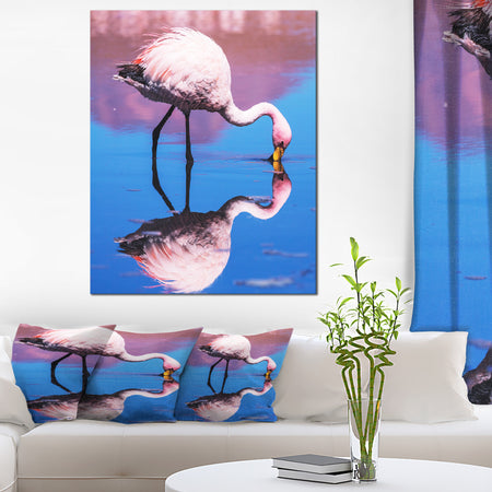 Beautiful Food Seeking Flamingo - Extra Large African Art Print