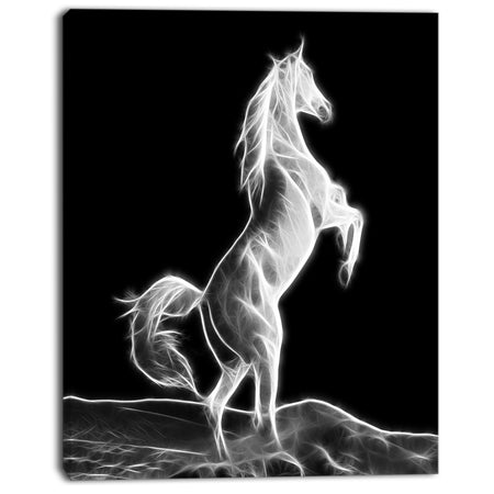 Large White Horse Sculpture - Extra Large Animal Artwork