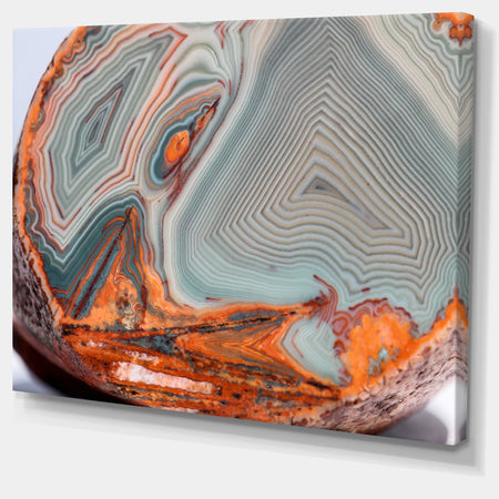 Beautiful Lake Superior Agate - Abstract Canvas Art Print