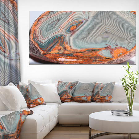Beautiful Lake Superior Agate - Abstract Canvas Art Print