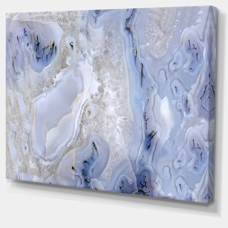 Agate Stone Background - Abstract Canvas Wall Art Print