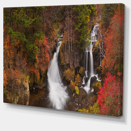 Ryuzu Falls near Nikko Japan - Landscape Wall Art on Canvas