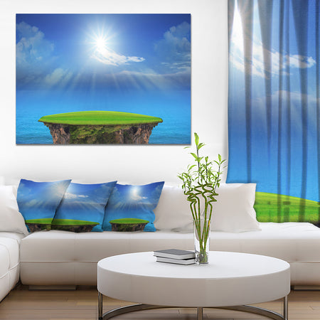 Blue Sky and Sun Shining - Landscape Wall Art on Canvas