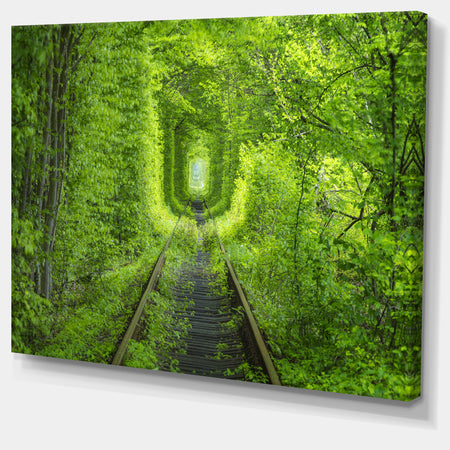 Forest around Rail Way Tunnel - Modern Landscpae Wall Art