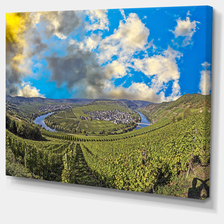 Moselle River Loop in Trittenheim - Modern Landscpae Wall Art