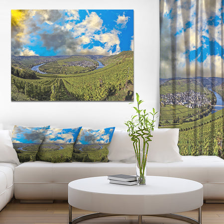 Moselle River Loop in Trittenheim - Modern Landscpae Wall Art