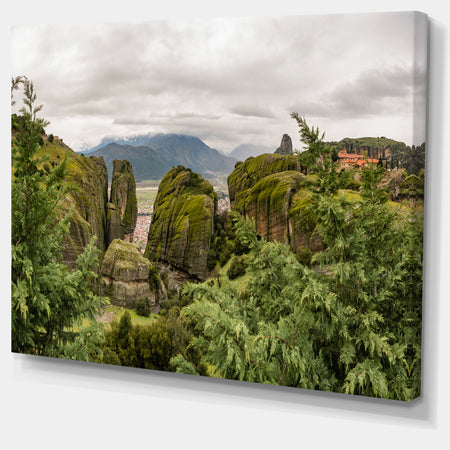 Meteora Mountain in Greece - Modern Landscpae Wall Art
