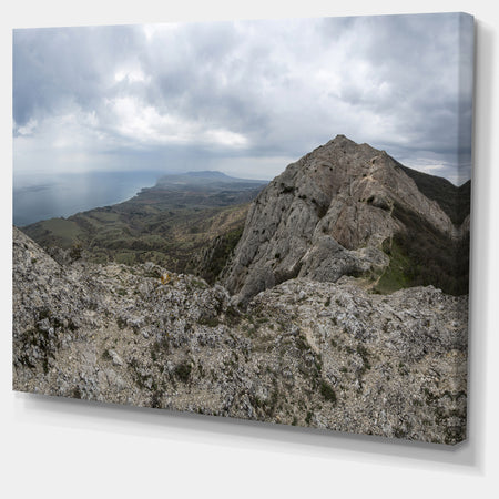 Rocky Mountain Peak Panorama - Modern Landscpae Wall Art