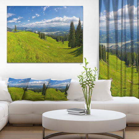 Summer in Ceahlau Mountains - Landscape Canvas Wall Artwork