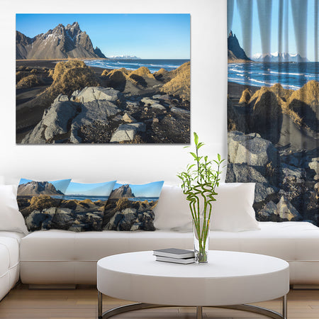 Rocky Stokksness Iceland - Landscape Canvas Wall Artwork