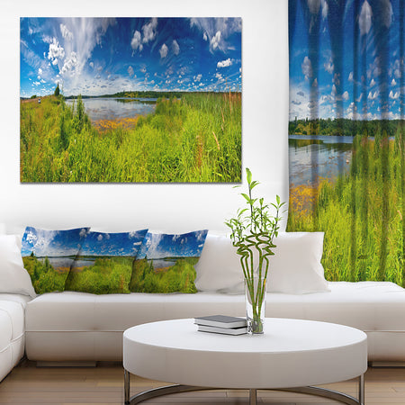 Ideal Summer Meadow Panorama - Landscape Wall Artwork