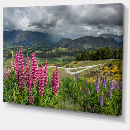 Flowering Landscape of New Zealand - Landscape Wall Artwork