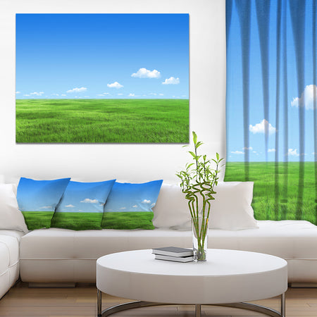 Green Meadow and Blue Sky - Landscape Wall Artwork