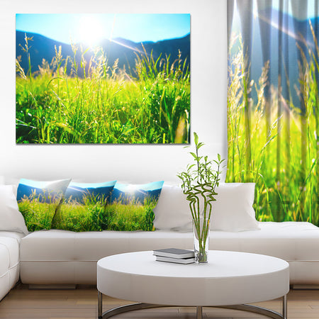Beautiful Green Nature Wonder - Landscape Wall Artwork