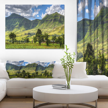 Lesotho Mountains Panorama - Landscape Wall Artwork
