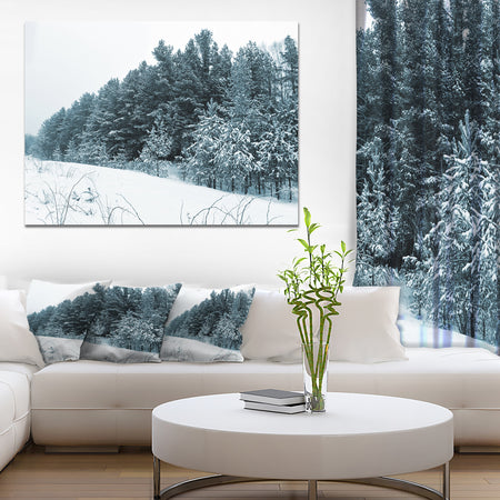 Dark Winter Trees - Landscape Wall Artwork
