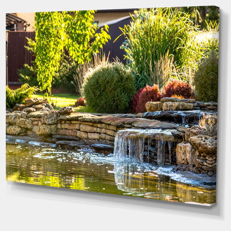 Green Lake and Plants - Landscape Wall Artwork
