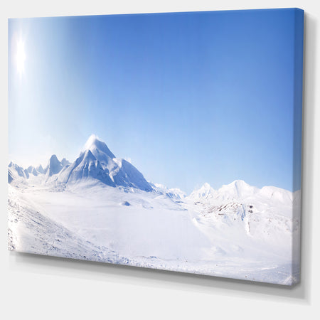 Vacant Winter Land Panorama - Modern Landscape Art