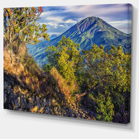 Merbabu Volcano in Java - Extra Large Landscape Canvas Art Print