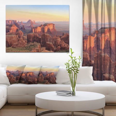 Hunts Mesa Panorama - Extra Large Landscape Canvas Art Print