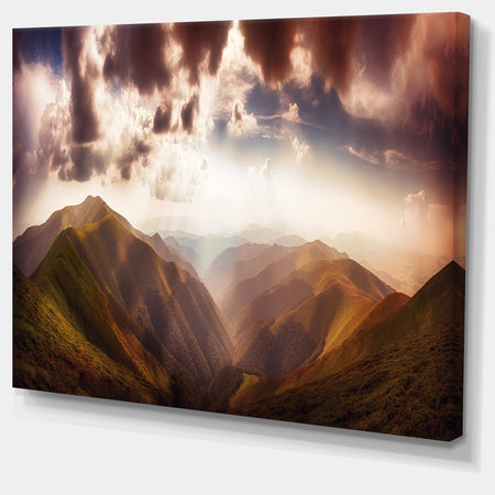 Polonina Borzava Panorama - Extra Large Landscape Canvas Art Print