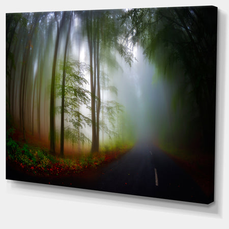 Fall Landscape in the Forest - Large Landscape Canvas Art Print