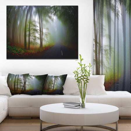 Fall Landscape in the Forest - Large Landscape Canvas Art Print