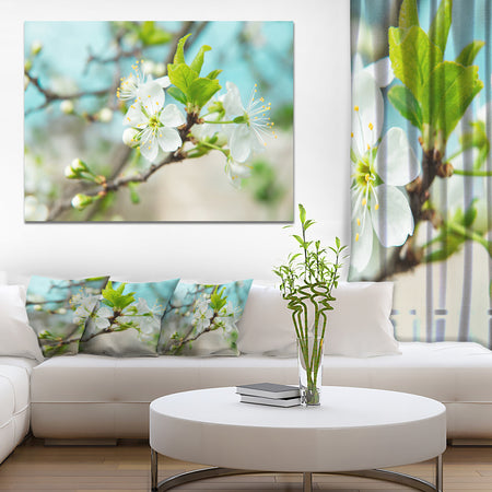 Beautiful Cherry Blossom n Spring - Modern Floral Large Canvas Art
