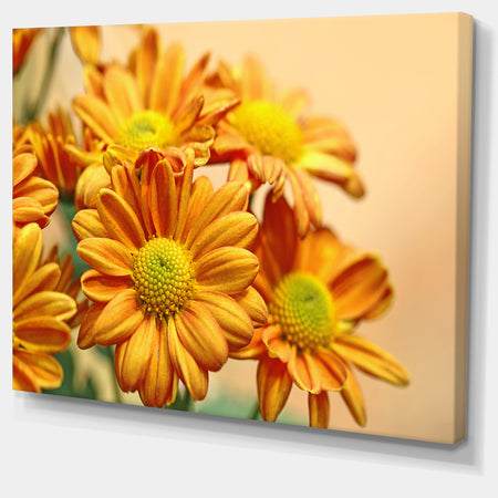 Yellow Flowers in the Garden - Floral Canvas Wall Art