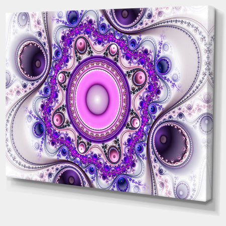 Strange Flower with Wavy Curves - Floral Wall Art on Canvas