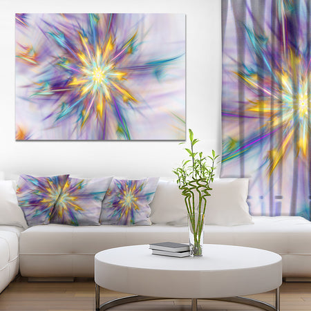 Large Exotic Colorful Flower - Extra Large Floral Wall Art on Canvas